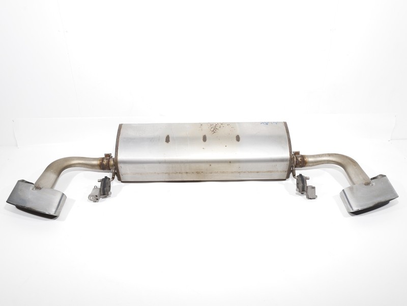2017-2019 Audi Q7 Quattro 3.0T V6 Rear Exhaust Muffler Silencer W/ Tips OEM