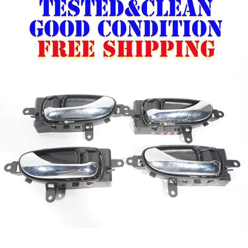 2009 - 2014 NISSAN MURANO Z51 INTERIOR DOOR HANDLE SET OF 4 (ALL DOORS) OEM