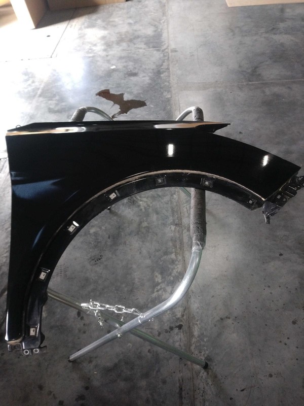 2018 Hyundai Santa Fe Right Fender Black 68036 Used OEM Part 100k Miles