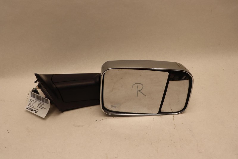 2014-2020 DODGE RAM 1500 RIGHT PASSENGER SIDE DOOR POWER MIRROR 6X9 CHROME OEM