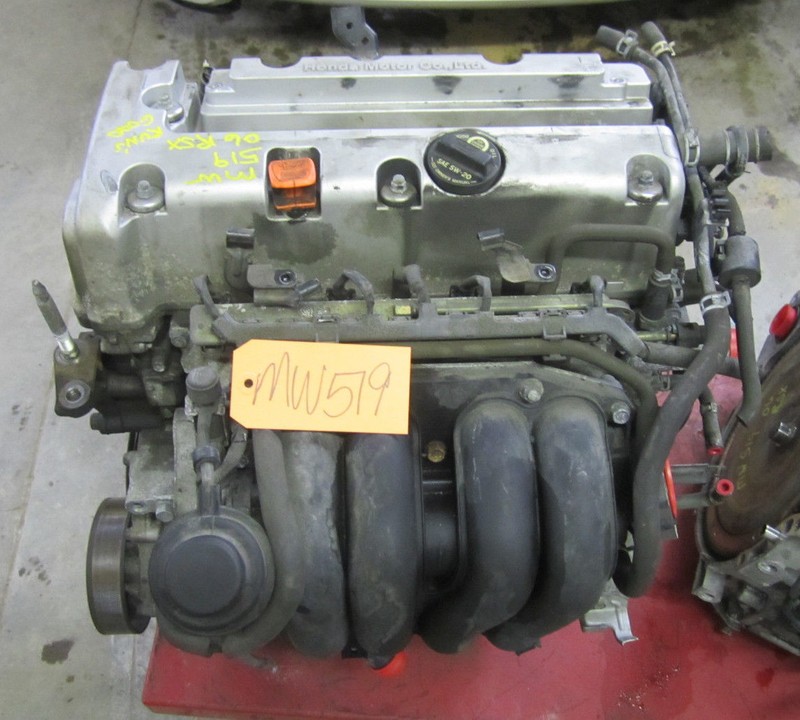 ENGINE MOTOR 2.0L VIN 8 6 AUTOMATIC TRANSMISSION w/ CYLINDER HEAD fits 02-06 RSX