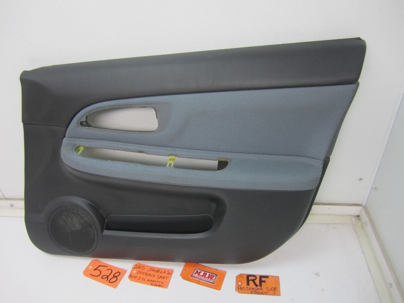 DOOR PANEL ARM REST RIGHT PASSENGER SIDE FRONT R for 05 SUBARU IMPREZA OUTBACK
