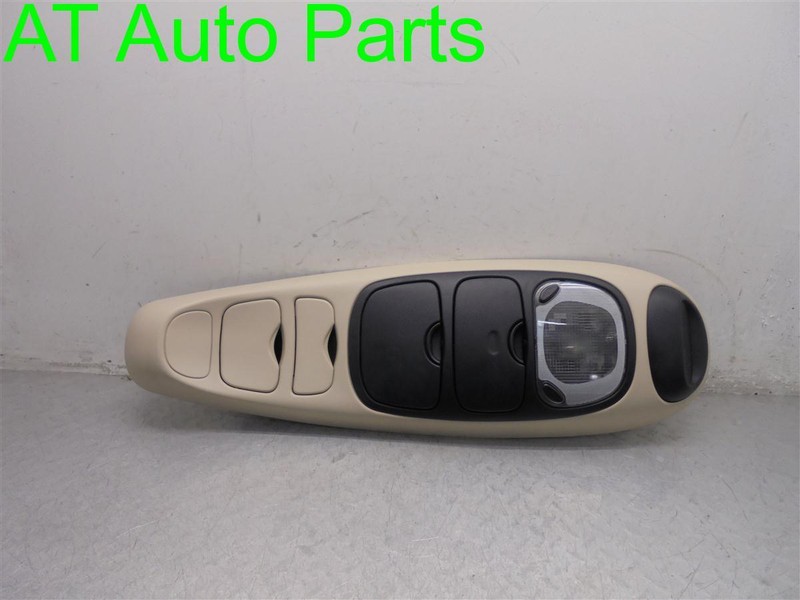00 01 02 03 FORD WINDSTAR ROOF CONSOLE GLASS HOLDERS TAN OEM XF2Z16519A70AAM