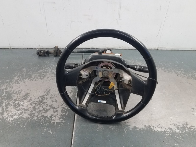 2003 Jeep Wrangler TJ Rubicon 4x4 Steering Wheel / Column / Key #21507 F3