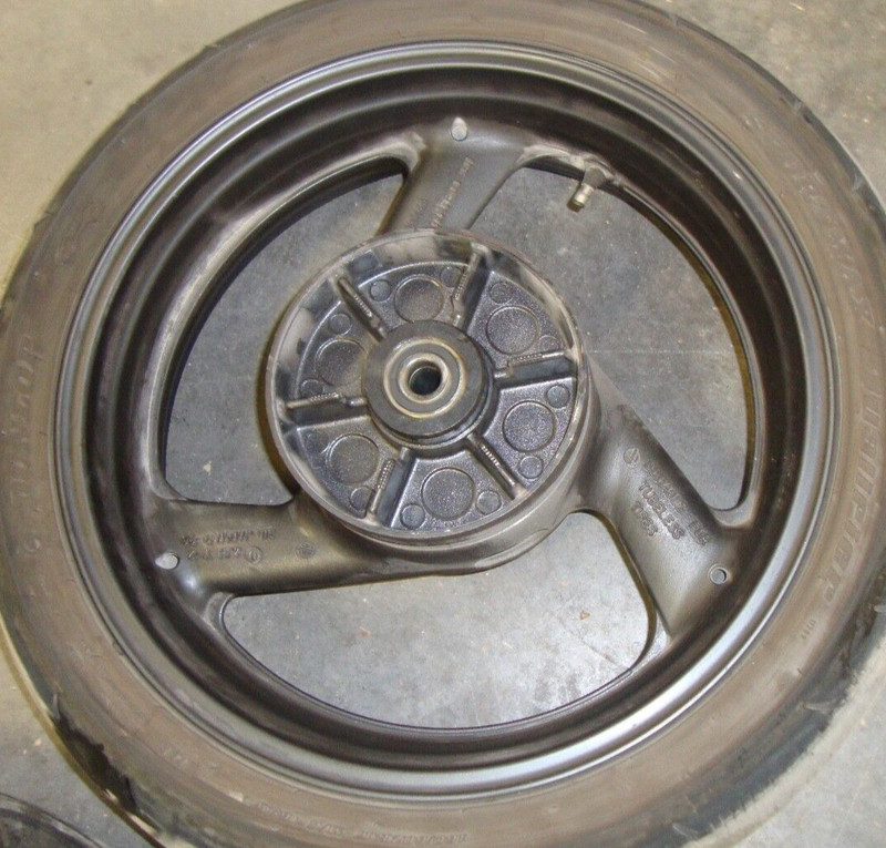 2002 Yamaha YZF 600 YZF600R 600R Rear Back Wheel Rim Tire 160x60-17 17" #21