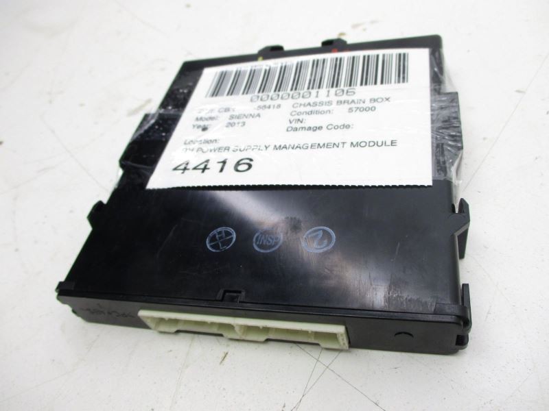 Chassis ECM Power Supply Right Hand Dash Fits 13-14 Toyota SIENNA 23542