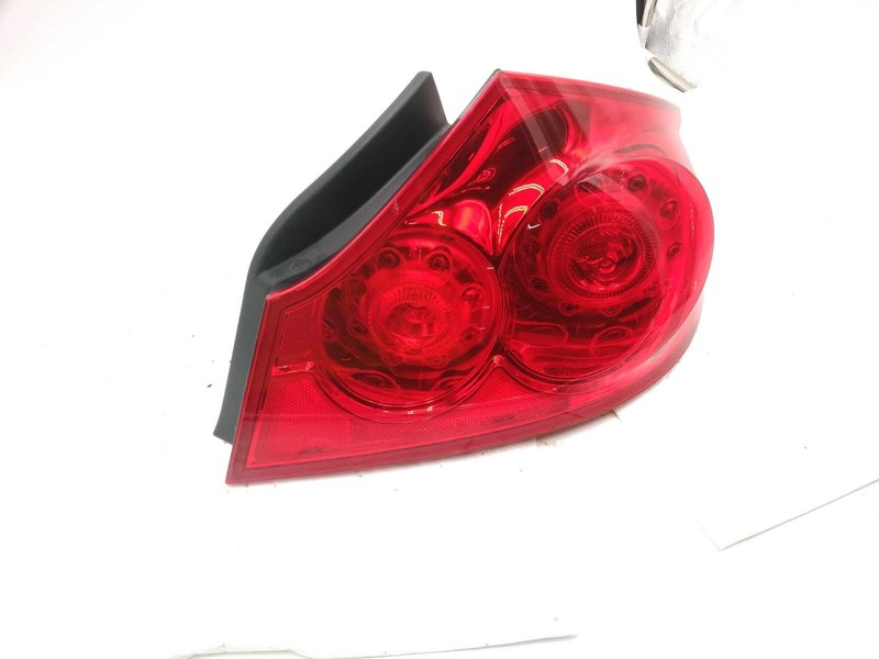 2013 INFINITI G37 Right Tail Light Assembly - Black, Used, Scratches, 130K Miles