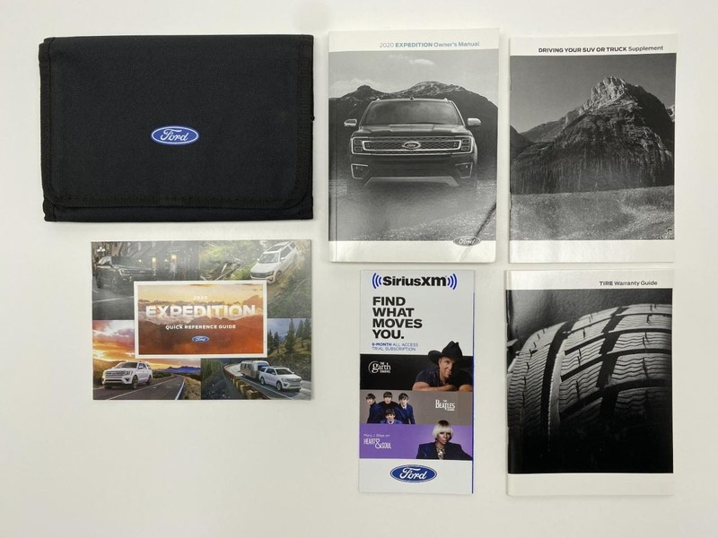 Owners Manual 2020 Ford Expedition 86697