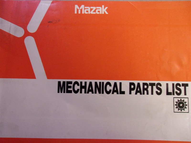 Mazak Mechanical Parts List 107570 2/2 *FREE SHIPPING*