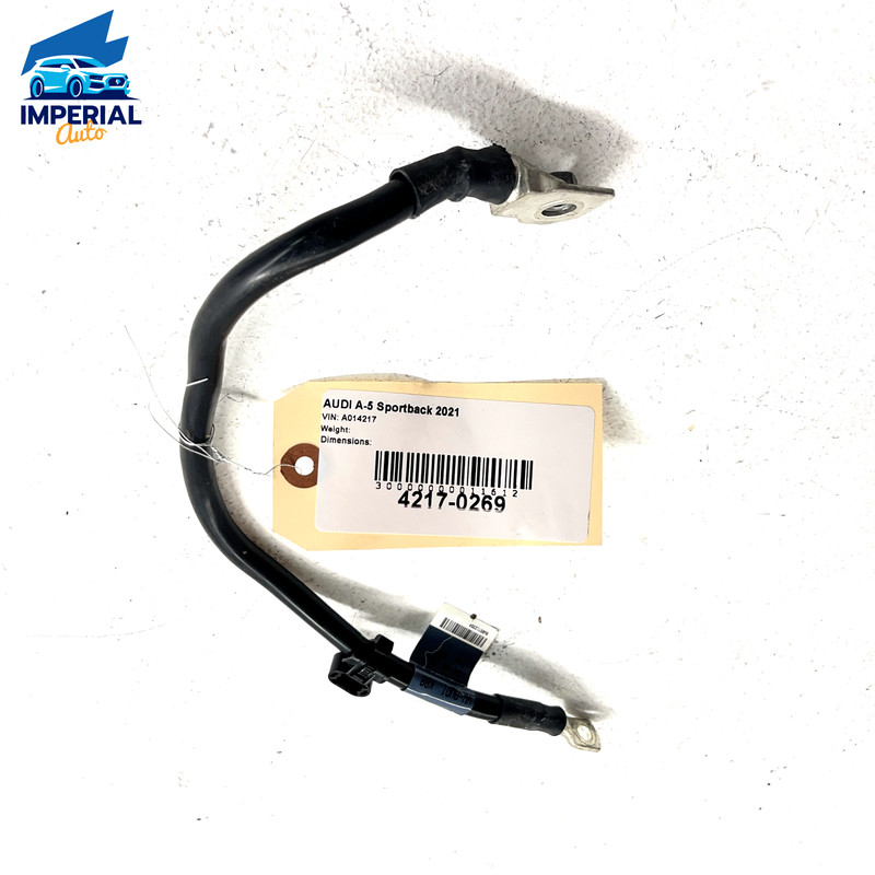 2021 AUDI A5 SPORTBACK NEGATIVE BATTERY GROUND GUARD CABLE WIRE CORD OEM