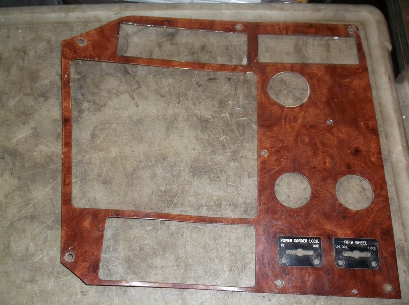 Woodgrain Dash Panel Gauge Bezel Cover 075196 2,512.14.02T6 A-9308P Lineset