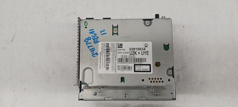 12 BUICK REGAL Radio Reciever Head Unit Assembly OEM 1 Year Warranty!!