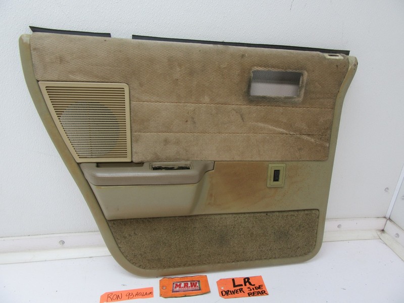 DOOR PANEL LEFT REAR BACK L LH DRIVER INTERIOR CAR 89-95 ACCLAIM LEBARON SPIRIT