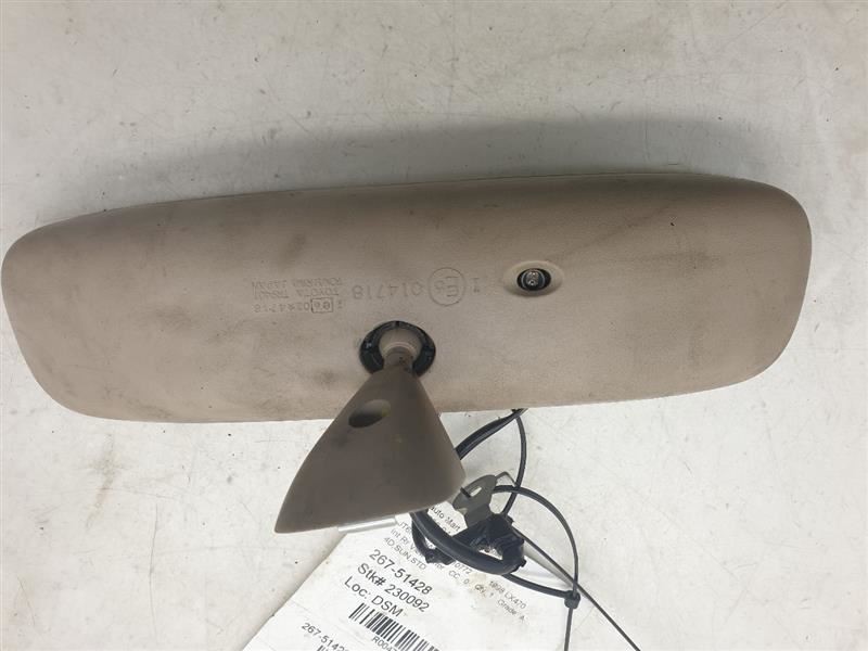 98-00 LEXUS LX470 4.7L 4WD AT INTERIOR REAR VIEW MIRROR