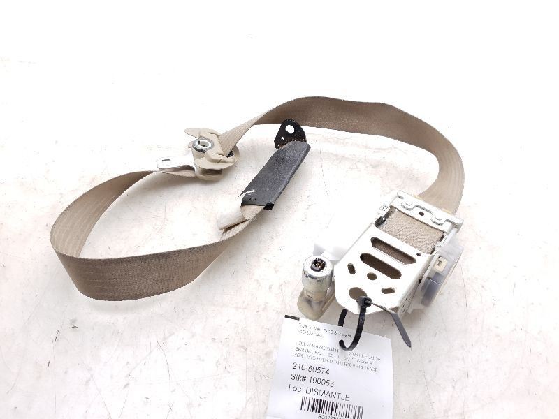 08 09 10 TOYOTA HIGHLANDER LIMITED PASSENGER SIDE FRONT SEAT BELT ASSEMBLY