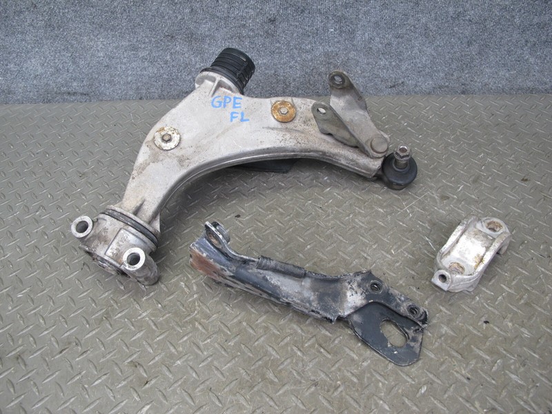 1983-1991 PORSCHE 928 S FRONT LEFT SIDE LOWER CONTROL ARM BRACKET SET OF 3