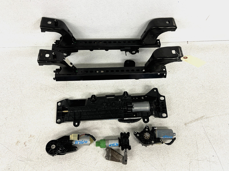 ⭐2016-2018 LINCOLN MKX FRONT LEFT SIDE SEAT TRACK RAILS & MOTOR SET OEM LOT2610
