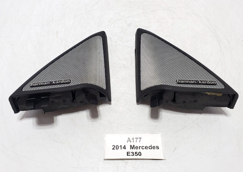 ✅ 14-17 OEM Mercedes C207 E350 Left Right Speaker Tweeter W/ Trim Harman Kardon