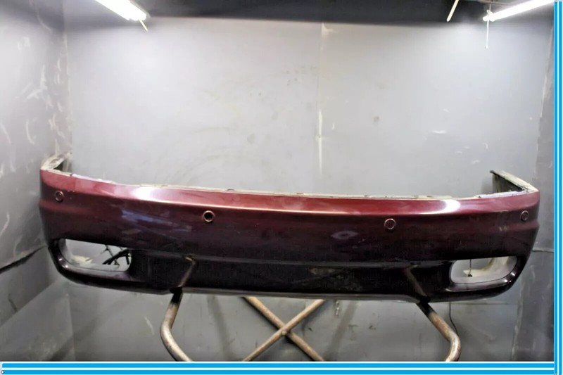 03-08 Maserati Quattroporte M139 Rear Bumper Cover Panel Assembly Red OEM