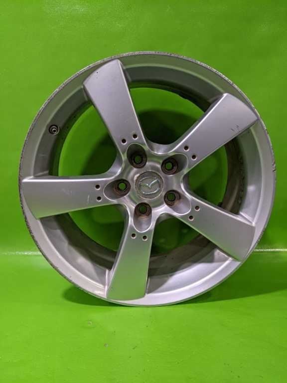 04-08 MAZDA RX8 18X8 5 SPOKE 18" POLISHED WHEEL RIM OEM R356