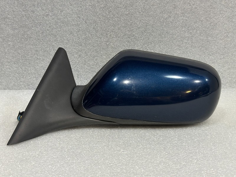 97-06 Jaguar XK8 XKR X100 Side Rear View Door Mirror Left Driver JHM Blue 9 wire