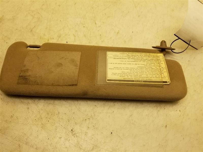 Driver Left Sun Visor With Illumination Fits 99-00 4 RUNNER