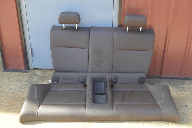 2012-2013 BMW 128I REAR UPPER & LOWER SEAT ASSEMBLY LEATHER BROWN OEM