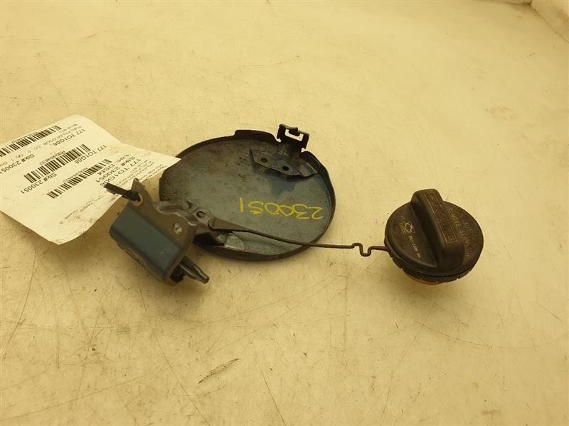08 TOYOTA YARIS FUEL FILLER DOOR BLUE-8T1