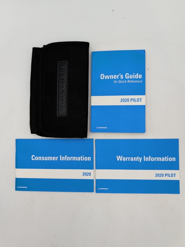 2020 Honda Pilot Owners Manual LX, EX, EX-L, EX-L Navi/RES, Touring, Elite W/ Ca