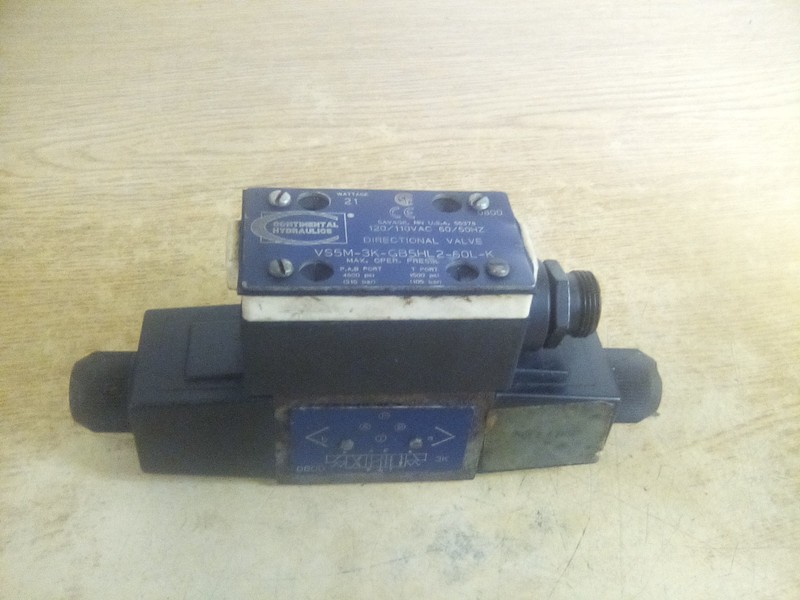 Continental Hydraulics VS5M-3K-GB5HL2-60L-K Directional Valve 120/110VAC