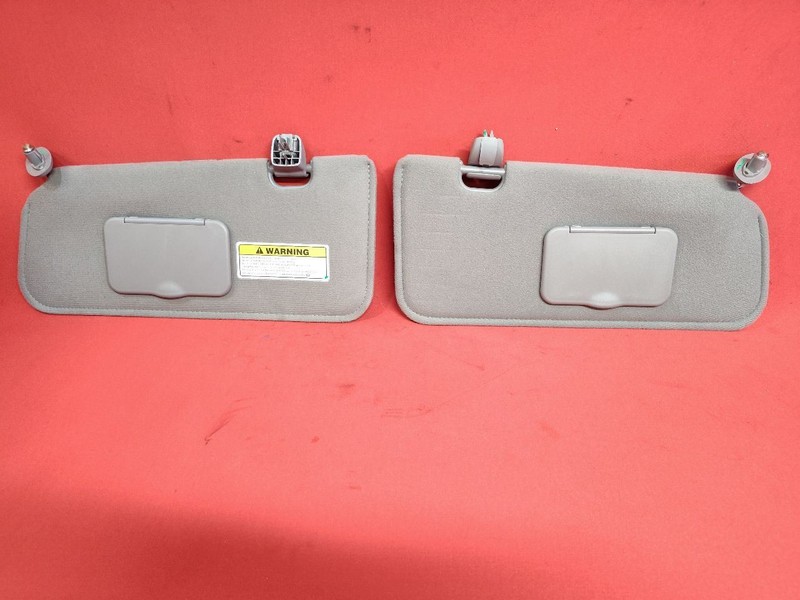 2001 2002 Ford Escape XLS XLT Sun Visor Shade Left Right Set Graphite Grey Cloth