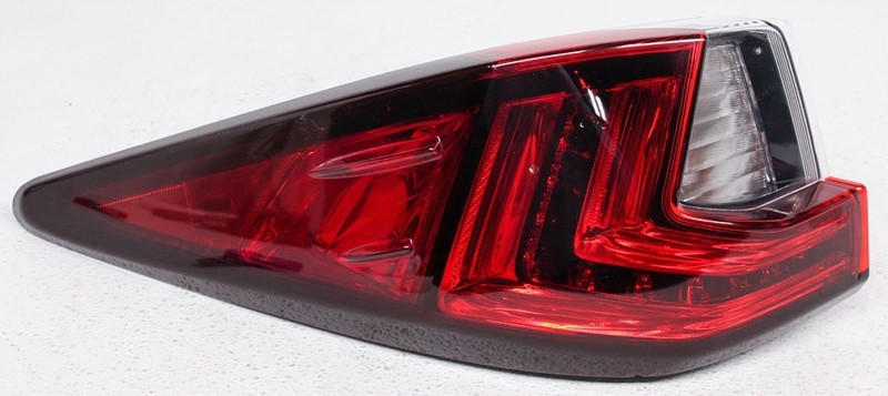 OEM Lexus RX350, RX450h Left Driver Side LED Tail Lamp 81560-0E130 (Lens Chip)