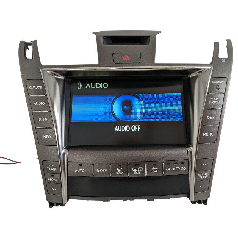 07-09 Lexus LS460 LS600H Navi Audio Receiver Display Screen AC Control OEM -DMG*