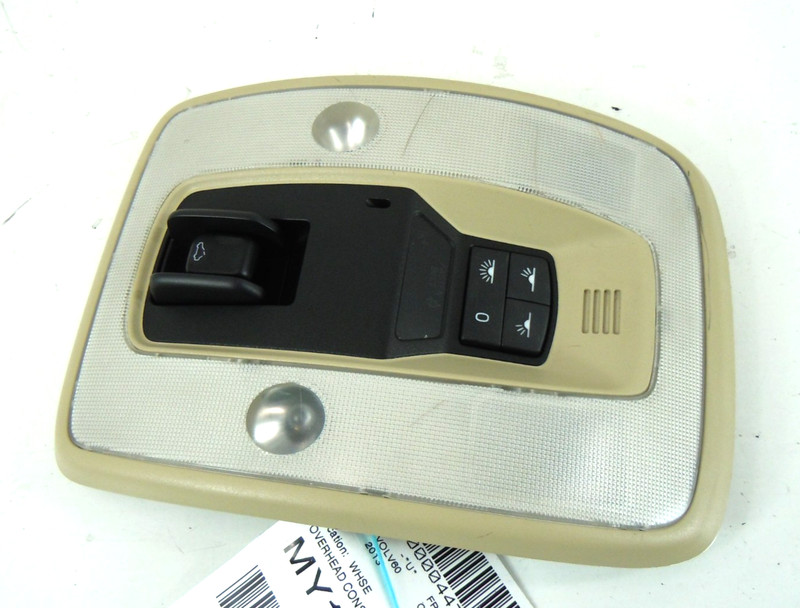 2013 13 Volvo S60 Overhead Dome Roof Light Sunroof Switch Console OEM