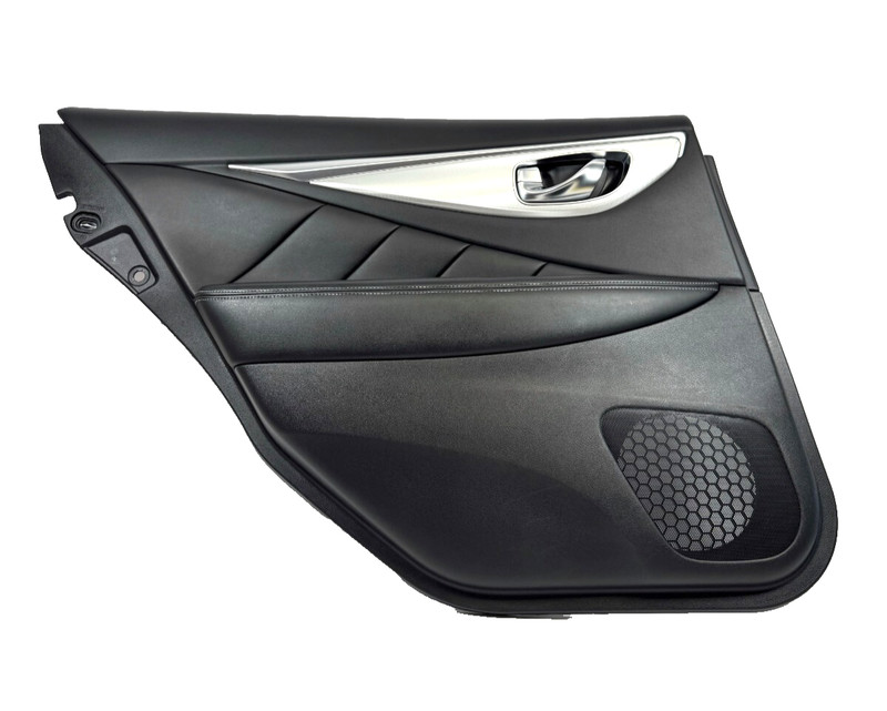 📌2014-20 INFINITI Q50 REAR LEFT SIDE DOOR TRIM COVER PANEL BLACK 829016HA0A OEM