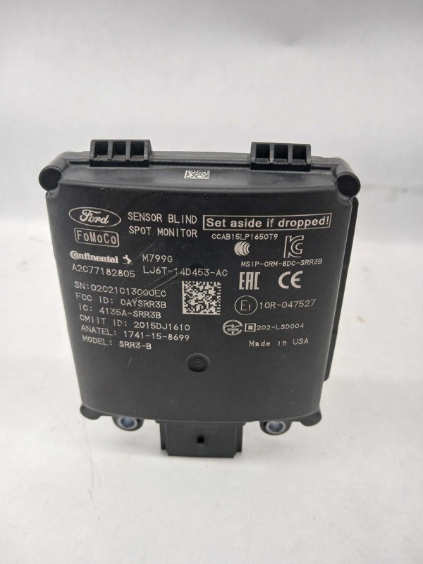 2022 FORD ESCAPE radar unit rear blind spot sensor LJ6T14D453AC OEM 22