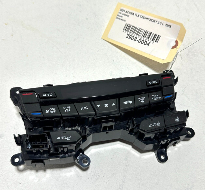 Temperature AC A/C Heater Climate Control Acura TLX 2021-2023 OEM