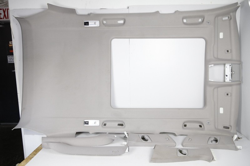 14-18 BMW X5 F15 ROOF HEADLINER CEILING PANEL TRIM COVER W/ PILLARS GRAY (LOCAL)