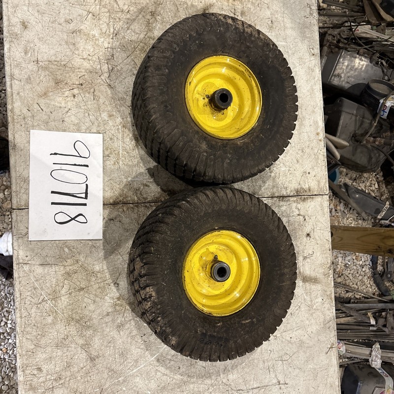 John Deere LA125 L108 LA155 L120 D105 D100 Tractor Front Tires Wheels 15x6.00-6