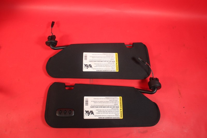 05-13 Chevrolet Corvette C6 Sun Visors Pair - Black -Great Condition *Used*