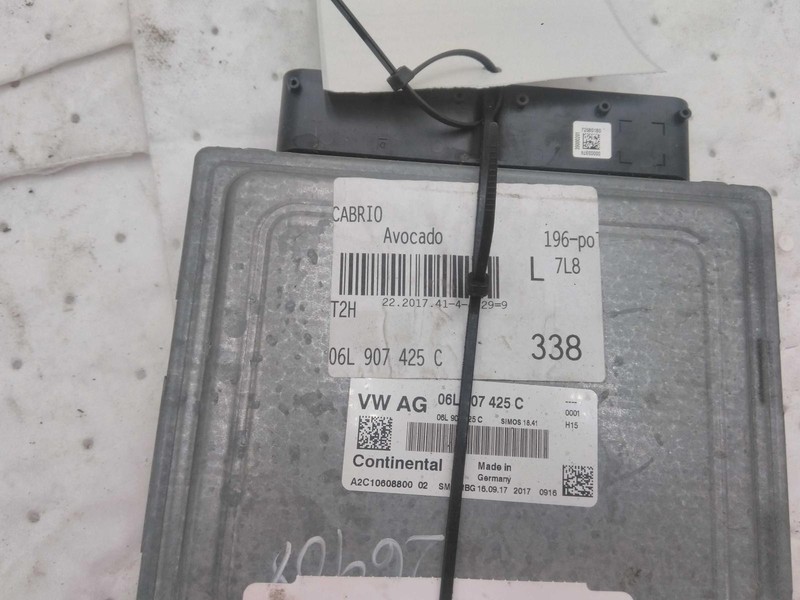 2018 Audi A5 Engine Control Module ECM 2.0L OEM 82000 Miles White 8W0906259J