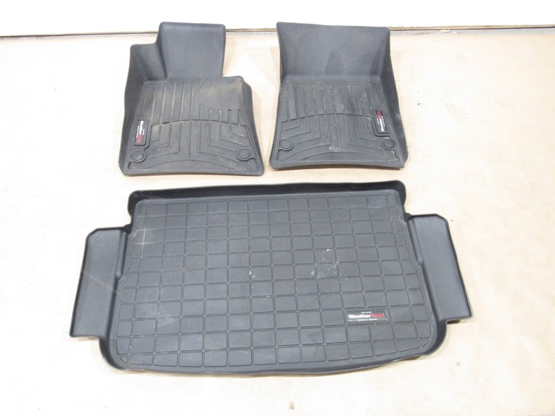 Mercedes SLC43 R172 2017 Weathertech Floor Rubber Carpet Mat Set 3 PC 17-20 ;@2