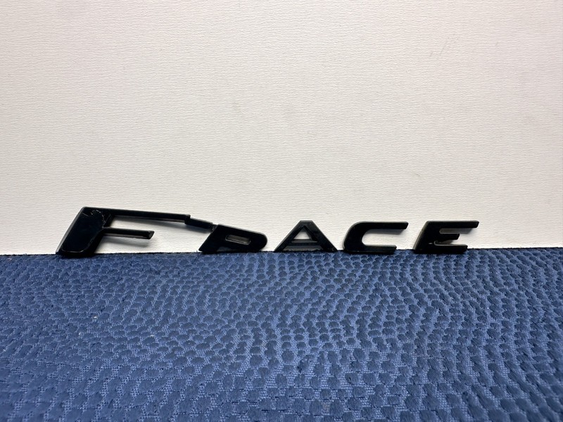 17–20 Jaguar F-Pace Trunk Boot Liftgate Logo Badge Nameplate Emblem Black OEM