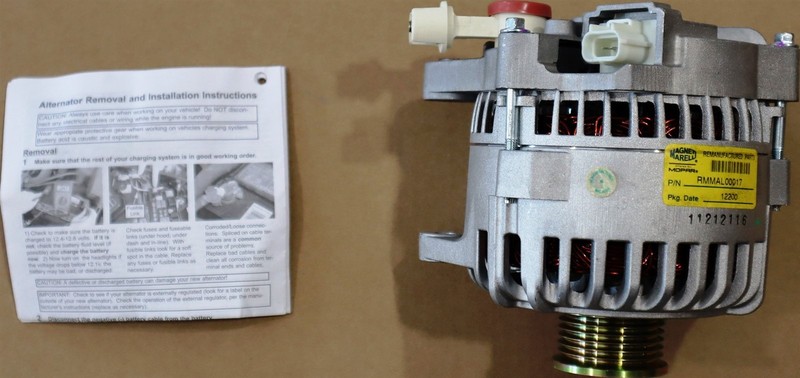 00-04 Focus Escape Tribute 2.0L Magneti Marelli Reman Alternator RMMAL00017