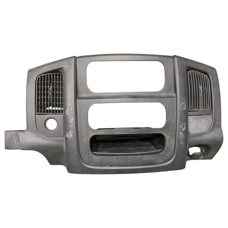 02-05 Dodge Ram 1500 2500 3500 Radio AC Climate Bezel Dash Trim Vent Black OEM