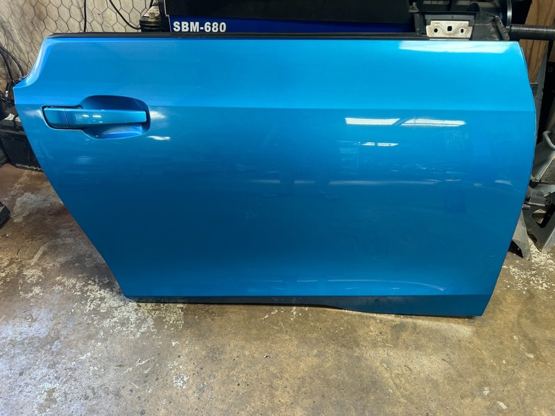 14-21 BMW i3 FRONT RIGHT DOOR SHELL Blue BHGI OEM