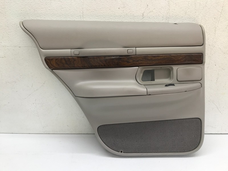 97-02 Mercury Grand Marquis Door Trim Panel Rear Left Driver Graphite Gray