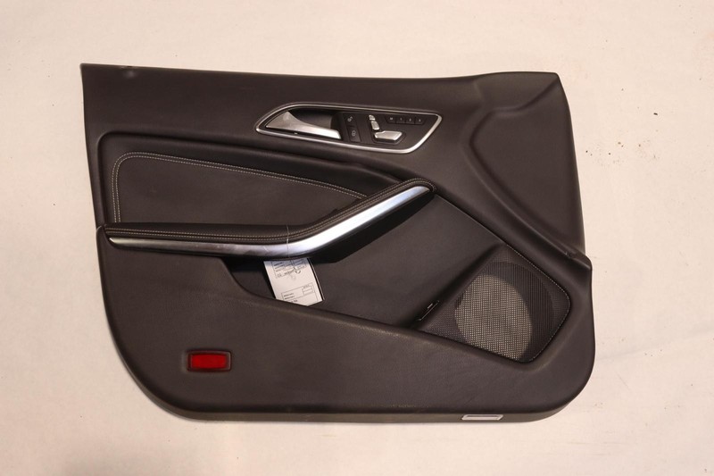 2014-2019 MERCEDES CLA250 FRONT LEFT DRIVER DOOR PANEL TRIM LEATHER BLACK OEM