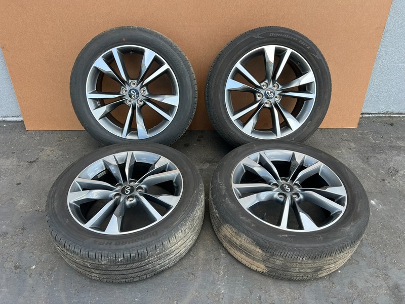 INFINITI QX60 2022-2026 OEM RIMS WHEELS TIRES 20"X8" 225/50R20 (SET OF 4)