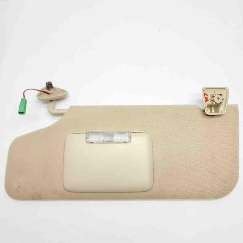 2007 Freestyle LH Driver Side Illuminated Sun Visor BEIGE OEM 5F9Z7404105AAB